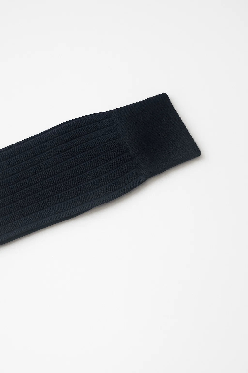 British Merino Wool Dress Socks in Navy on a background